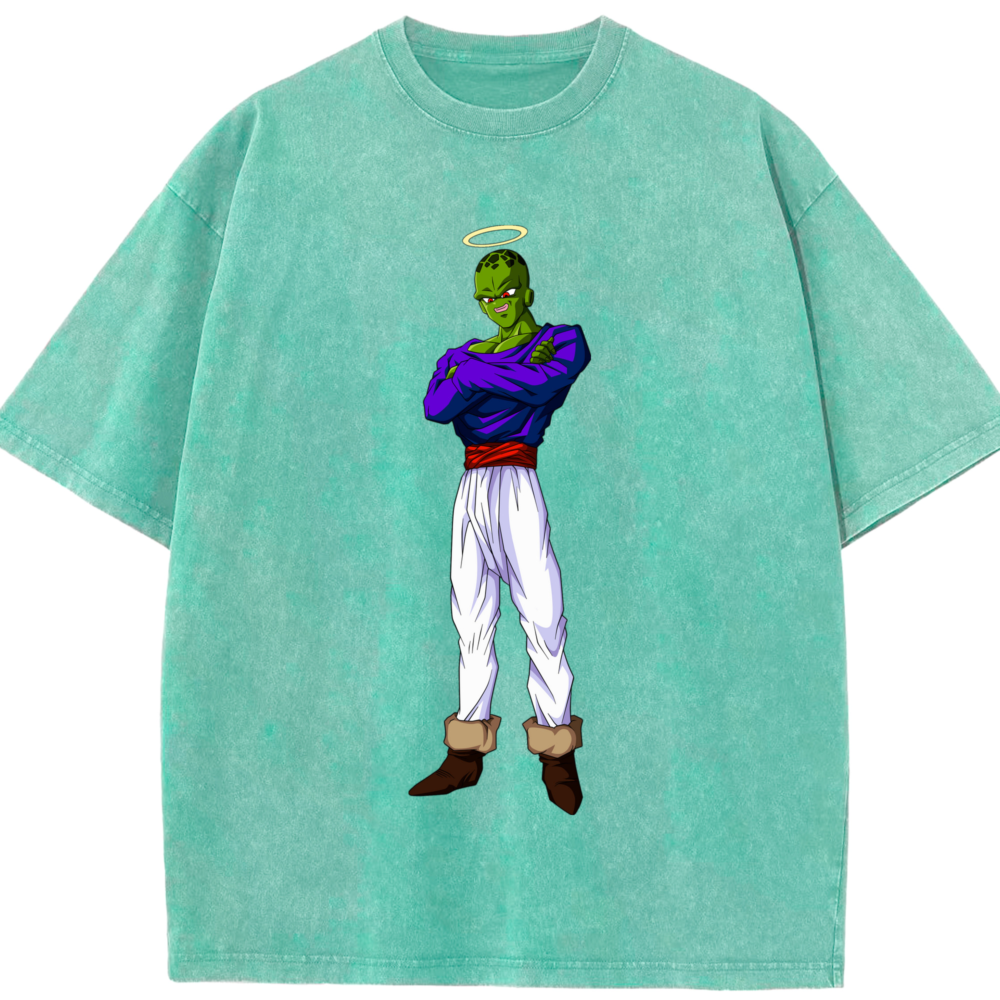（画像用） ドラゴンボール パイクーハン DRAGON BALL Pikkon 綿100% ヴィンテージ風 半袖Tシャツ（フロントプリント）